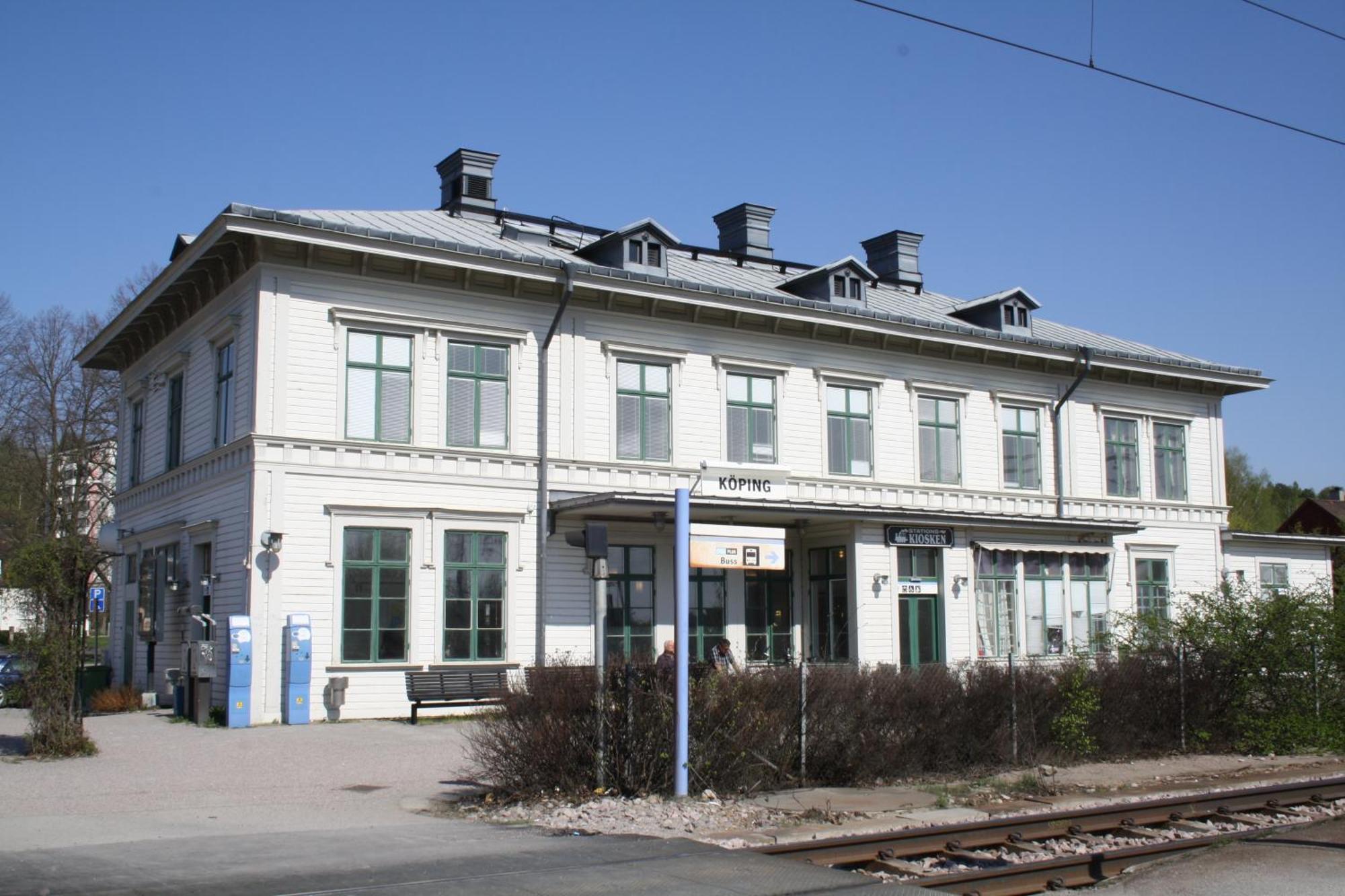 Stationshusets Hotell Och Cafe Köping Dış mekan fotoğraf
